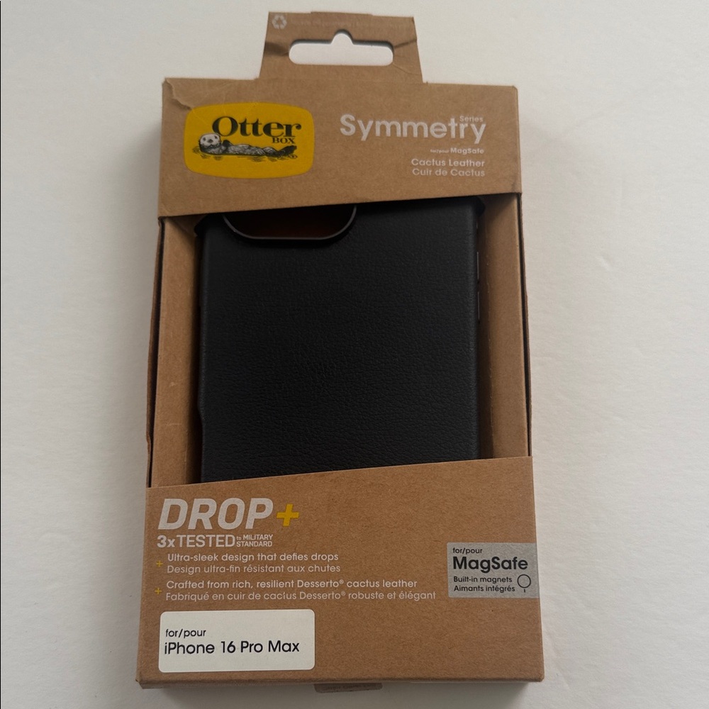 OtterBox Symmetry Black Case for iPhone 16 Pro Max
